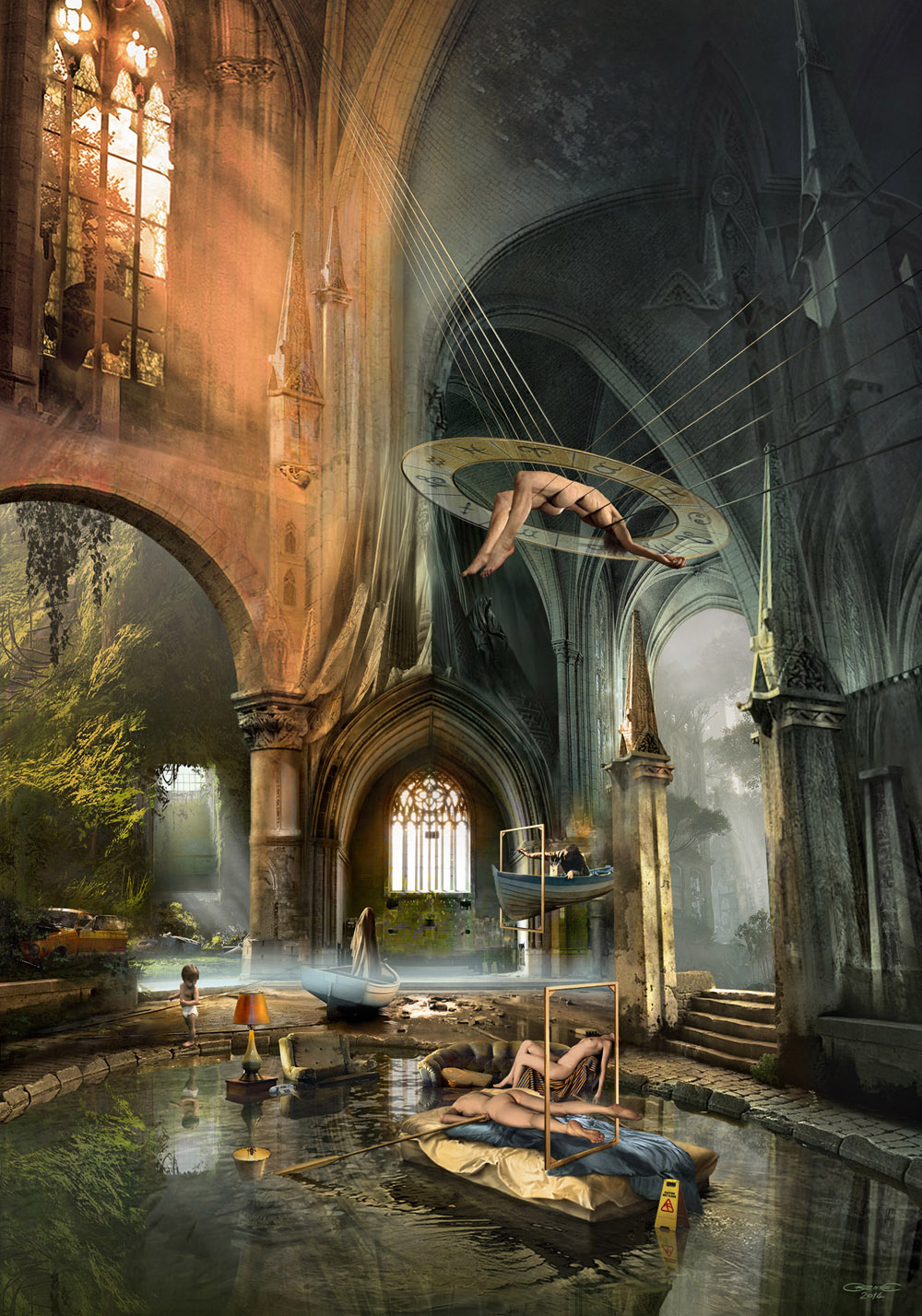 05. Zodiac I, 100cm x 70cm, 2014., digitalni medij